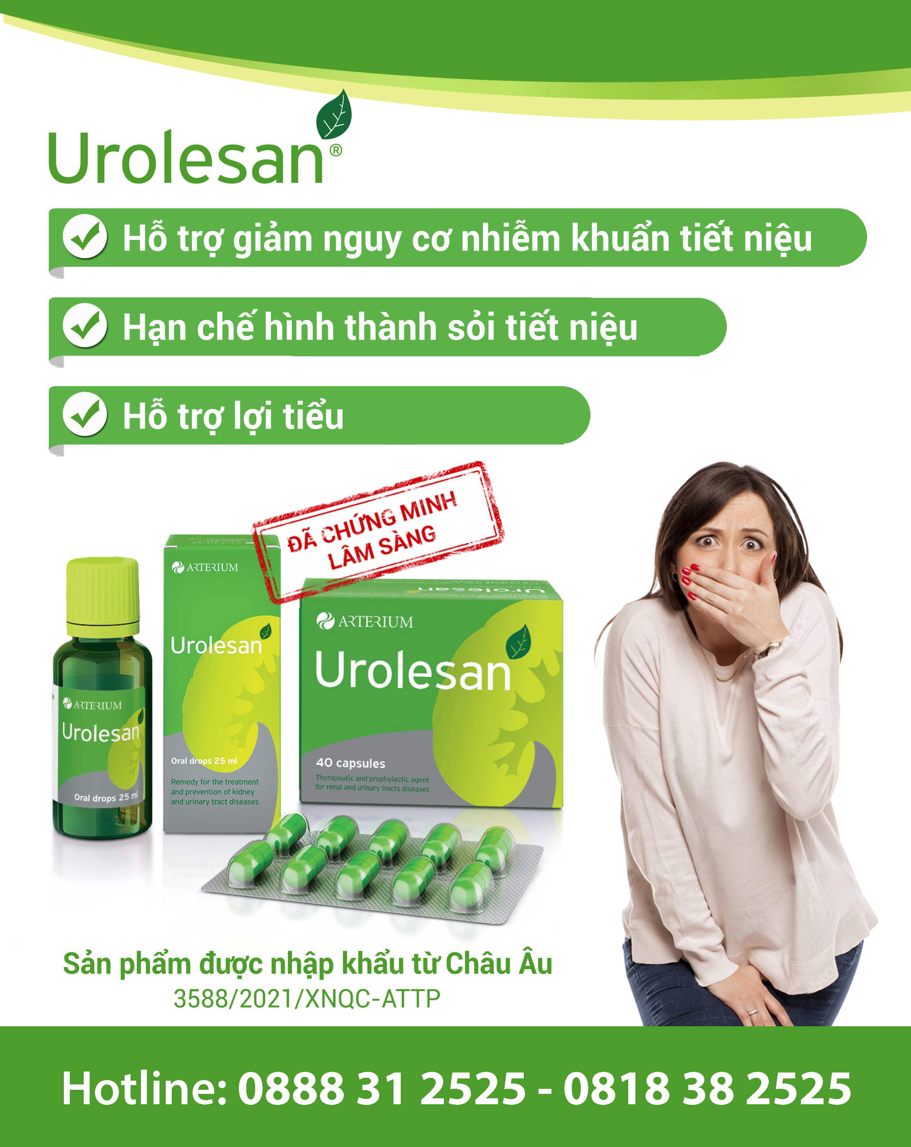 Urolesan - sản phẩm thảo dược hàng đầu thị trường